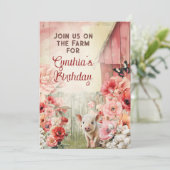 Boerenfeest op het platteland kaart (Staand voorkant)