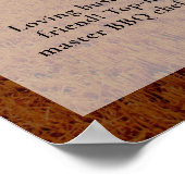 Boerenfeest van het leven op maat gemaakte foto, u poster (Hoek)