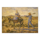 Boerengezin op weg naar het werk door Vincent van  (Voorkant Horizontaal)