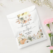 Boerengroentepompoen Thanksgiving-diner Favor-tass Bedankzakje (Gezegeld)