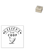 boerenhoen | Gepersonaliseerde rubberen stempel (Gestempeld)