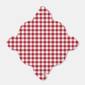 Boerenhoeve Rood Geruit Patroon Bedankdoosjes (Uitgevouwen)