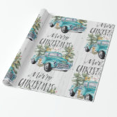 Boerenhoeve Truck Kerst Inpakpapier (Uitgerold)
