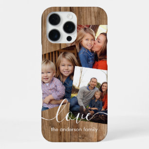 Boerenhout Familie Foto Collage iPhone 16 Pro Max Hoesje