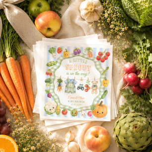 Boerenjongen Baby Shower Little Sprout Farm Servet