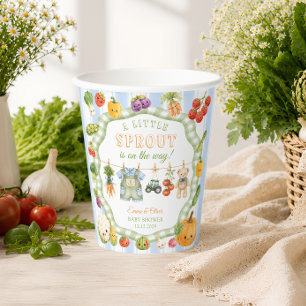 Boerenjongen Baby Shower van Little Sprout Papieren Bekers