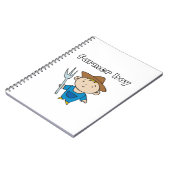 boerenjongen notitieboek (Linkerzijde)