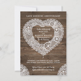 Boerenkantwerk hart 13e trouwdagjubileum kaart