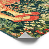 Boerenkast met een jeu de marelle board poster (Hoek)