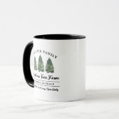 Boerenkerstboomgaard Monogram Familie Mok (Voorkant links)