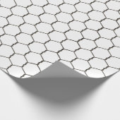 Boerenkip kippengaas inpakpapier (Hoek)