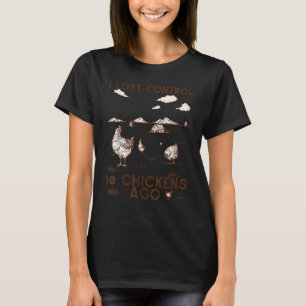 Boerenkleding Voor Kippenverzamelaar Coöp Voedsel T-shirt