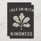 Boerenkool Em Met Vriendelijkheid Grappige Puns Gr Save The Date (Voorkant / Achterkant)