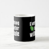 Boerenkool Gezegde Vegetarisch Liefde Gezond Voeds Koffiemok (Center)