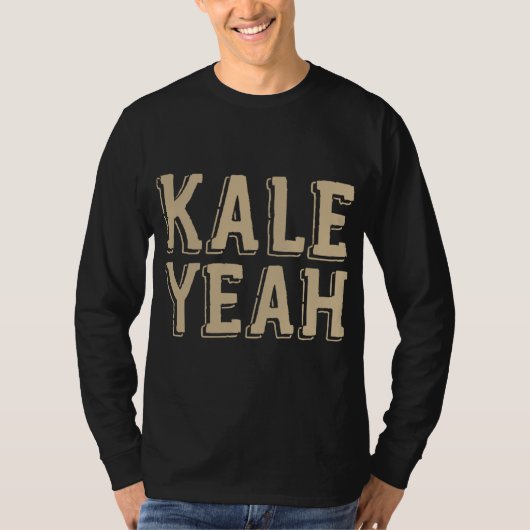 Boerenkool Ja Schattige Grappig Vegetarisch Vegan  T-shirt (Voorkant)
