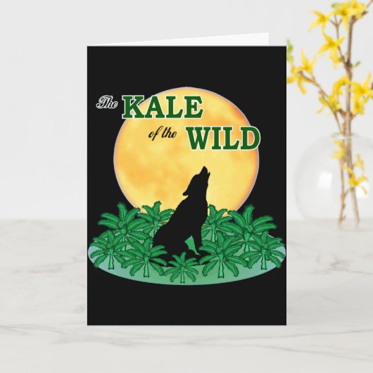 Boerenkool van de Wildernis Kaart (Gele Bloem)