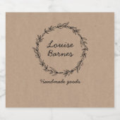 boerenkrans bier etiket (Enkel label)