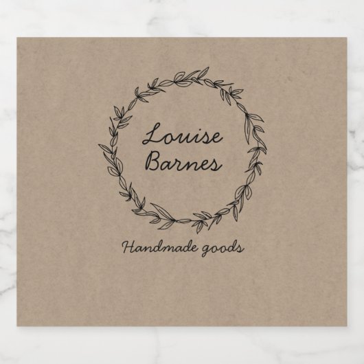 boerenkrans bier etiket (Enkel label)