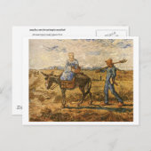 Boerenkwekerij op weg naar Van Gogh Fine Art Briefkaart (Voorkant / Achterkant)