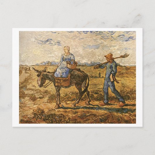 Boerenkwekerij op weg naar Van Gogh Fine Art Briefkaart (Voorkant)