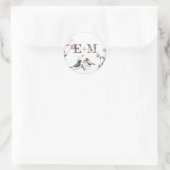 Boerenland Vogels Geborduurde Favor Stickers (Tas)