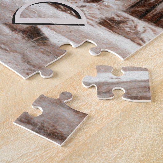 Boerenleven Antieke Schuur Legpuzzel (Zijkant)