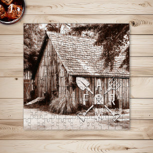 Boerenleven Antieke Schuur Legpuzzel
