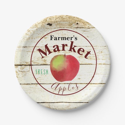 Boerenmarkt appels bord (Voorkant)