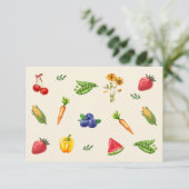 Boerenmarkt Baby Shower Advieskaart Informatiekaartje (Staand voorkant)