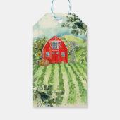 Boerenmarkt | Baby shower Bedankt Favor Cadeaulabel (Achterkant)