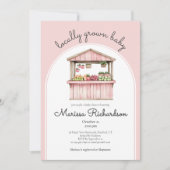 Boerenmarkt Baby Shower Kaart (Voorkant)
