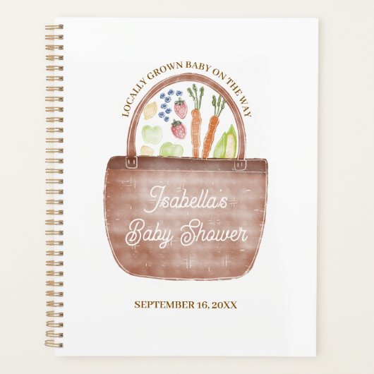 Boerenmarkt Baby Shower Planner (Voorkant)