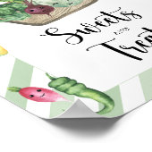 boerenmarkt baby shower - snoepjes en lekkernijen poster (Hoek)