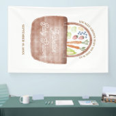 Boerenmarkt Baby Shower Spandoek (Beurs)