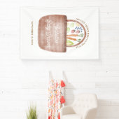 Boerenmarkt Baby Shower Spandoek (Insitu)