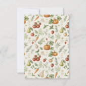 Boerenmarkt Baby Shower Tafelnummer (Achterkant)