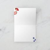 Boerenmarkt "Berry Much" Bruidsmeisjesfeest Bedankkaart (Binnen)