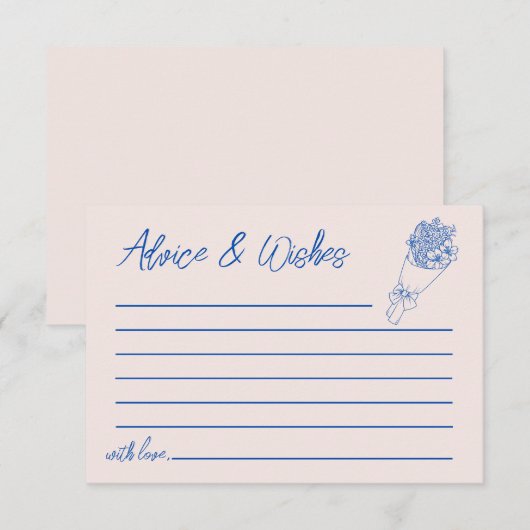 Boerenmarkt Bloem Boeket Advies & Wensen Notitiekaartje (Voorkant / Achterkant)