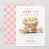 Boerenmarkt Bloemen Verjaardag Kaart (Voorkant / Achterkant)