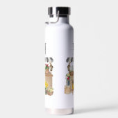 Boerenmarkt Bloemenkar Keuken Monogrammed Waterfles (Rechts)