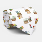 Boerenmarkt Bloemenmanden Stropdas (Opgerold)