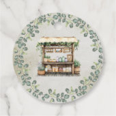 Boerenmarkt Boerderij Kraam Welkom Bruidsfeest Bedankjes Labels (Achterkant)