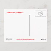 BOERENMARKT BRIEFKAART (Achterkant)