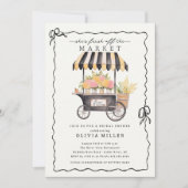 Boerenmarkt Bruids Douche Uitnodiging (Voorkant)