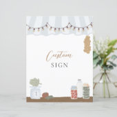 Boerenmarkt Custom Party Sign (Staand voorkant)