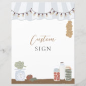 Boerenmarkt Custom Party Sign (Voorkant)