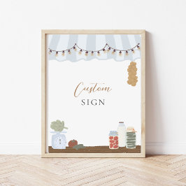 Boerenmarkt Custom Party Sign