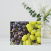 Boerenmarkt Druiven Briefkaart (Staand voorkant)