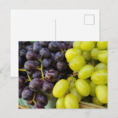 Boerenmarkt Druiven Briefkaart (Voorkant / Achterkant)
