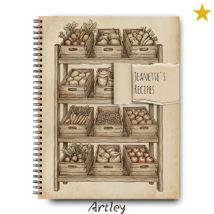 Boerenmarkt Fruit Groenten Receptenboek Notitieboek
